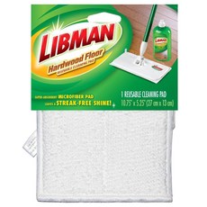 LIBMAN 硬木地板可重複使用清潔墊清潔布可更換拖把 27 x 13 厘米, 1個
