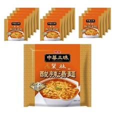 明星食品 中華三昧榮林酸辣湯麵 103g, 15個