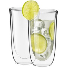 Joy Jolt 雙層玻璃雞尾酒杯, 2個