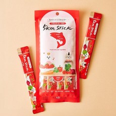 ＵＴＯ 5km stick 犬貓營養蔬果肉泥 寵物零食 (鵪鶉/南瓜/螃蟹) 韓國公司貨 6包贈一包, 紅色鮮鮭魚