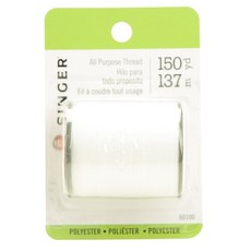 SINGER 勝家 素色針織線, 137m, 白色