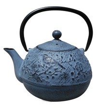 OLD DUTCH INTERNATIONAL 鑄鐵鈴木茶壺 709.8ml, 瀑布藍