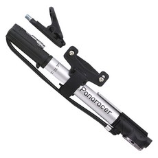 Panaracer PA可調迷你落地自行車打氣筒, 1個, 銀色+黑色