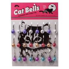 PET SUPPLY IMPORTS，INC. 貓鈴鐺夾, 1個, 混色