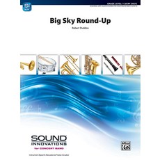 (英文圖書) Big Sky Round-Up: Conductor Score & Parts 平裝版, Alfred Music, 英文