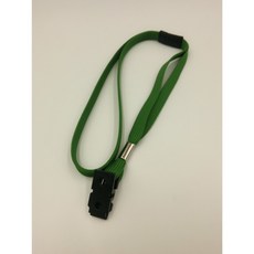 【富巨金】識別證帶/證件帶/走馬帶/識別證吊繩/識別證吊帶/10mm寬織帶(側面安全扣 塑膠夾), 草綠色