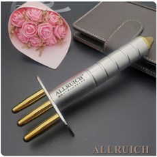 ALLRUICH 三磁叉經絡按摩棒, 金色