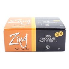 ZiNG 營養棒, 黑巧克力花生醬, 12件, 50g