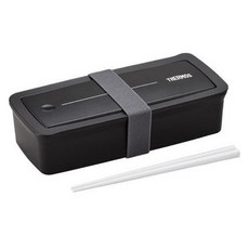 THERMOS 膳魔師 保鮮便當盒附筷 DJS-700, 1個, 黑色