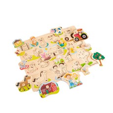 New Classic Toys 寶寶木製拼圖 16pcs