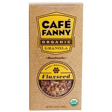 cafefanny 蜂蜜甜亞麻籽格蘭諾拉麥片, 1盒, 340g