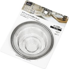 日本製不鏽鋼水槽濾網 流理台濾網 排水口 廚餘過濾 廚房水槽濾水網 除臭網 7/11/13.2cm