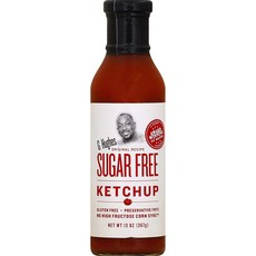 G Hughes 無糖零脂低卡番茄醬, 1個, 367g