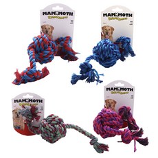 MAMMOTH 狗毛絨朱猴拳球繩玩具, 1個, 隨機發貨