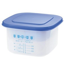 YOSHIKAWA 吉川 發酵餐廳瀝水優格罐, 1個, 藍色+透明