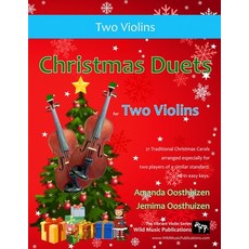 (英文圖書) Christmas Duets for Two Violins: 21 Traditional Christmas Carols arranged for t... 平裝版, Createspace Independent Pub..., 英文