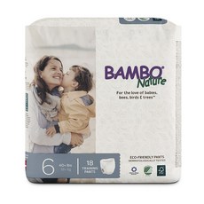 BAMBO Nature 伴寶樂 褲型尿布, 第6階段, 18片