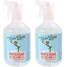 Rebel Green 蔬菜水果清潔劑, 2個, 503ml