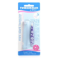 TWEEZERMAN LTD 迷你斜鑷子, 1個, 碎花