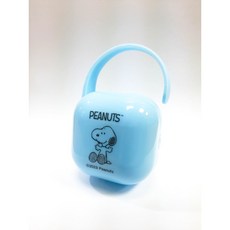 史努比 奶嘴收納盒/防塵盒, 藍