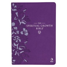 (英文圖書) The Spiritual Growth Bible Study Bible NLT - New Living Translation Holy Bible Faux Leathe... Leather, Christian Art Gifts, 英文, 皮革