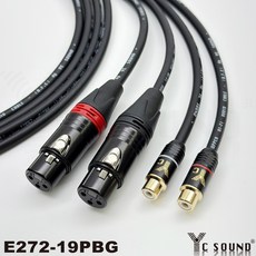 XLR母轉RCA母頭轉接器一對，平衡音頻轉換，適用於混音機、音響設備, E272-019BBG,300cm一對=紅+黑