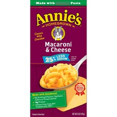 Annie's 減鈉經典淡切達起司通心粉, 1盒, 170g