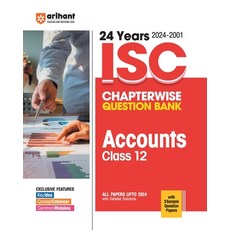 (英文圖書) ISC Chapterwise Accounts 12th 平裝版, Arihant Publication India L..., 英文