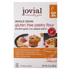 jovial Foods 全麥無麩質糕點麵粉, 1個, 680克