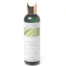 Just Pure Essentials 舒緩多合一沐浴剃須和沐浴保濕油芙蓉, 1個, 120ml