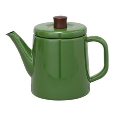 Noda Horo 野田琺瑯 日本製電磁爐適用琺瑯水壺 綠色, 1個, 1.5L
