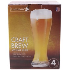 Luminac Craft Brew 白啤酒 啤酒杯, 4件