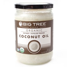 BIG TREE FARMS 壓榨椰子油, 1個, 500ml