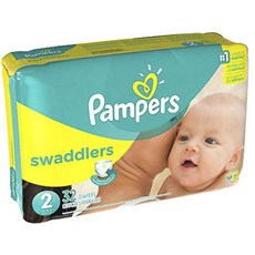 Pampers 幫寶適 swaddlers黏貼型尿布, 第2階段, 32片