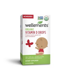 wellements 維他命D滴劑, 1瓶, 4.5ml