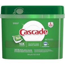 CASCADE 洗碗機的清潔劑新鮮美分, 1個, 924克