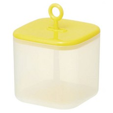 Skater 微波爐用玉子燒料理盒 10.6*10.6*10.3cm, 1個, 黃色+透明