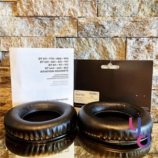 Beyerdynamic 拜耳動力 絨布 絨毛 皮革 耳罩 EDT 150/770/880/990/1990 耳機替換耳罩, 黑色