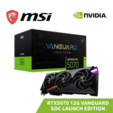 MSI 微星 RTX 5070 12G VANGUARD SOC LAUNCH EDITION 顯示卡