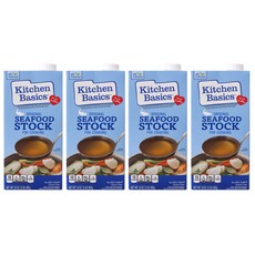 Kitchen Basic 原味海鮮湯, 4瓶, 907g