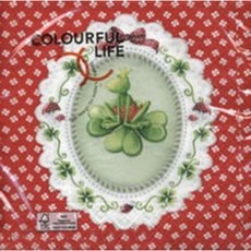 蝶古巴特拼貼餐巾紙, Multi-color, 1個, 1