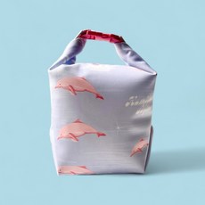 ENJOY101 矽膠布防漏食物袋 外帶湯碗, M, 1個, 1