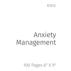 (英文圖書) Anxiety Management: 100 Pages 6" X 9" 平裝版, Rwg Publishing, 英文
