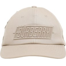 BURBERRY 巴寶莉 徽章布貼棉質華達呢棒球帽 8056124