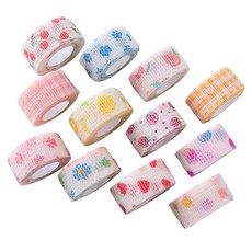 彈性繃帶 護指繃帶 可愛圖案 自黏透氣 運動防護, 1個