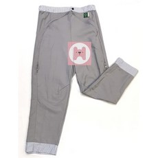 易穿脫照護居家褲 方便穿脫 舒適透氣 兩側拉鍊口袋 格紋設計 長者/行動不便者適用, 38,灰色