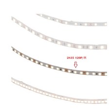 舞光 12V 低壓2835 LED軟條燈 120燈/米 迷你型 2.5CM可裁剪 室內裝飾燈, 自然光4000K
