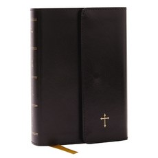 (英文圖書) KJV Holy Bible Compact Reference Bible Leatherflex Black with Flap 43 000 Cross-Reference... Imitation Leather, Thomas Nelson, 英文, 人造皮革