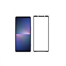 Sony Xperia 5 V 2.5D 鋼化玻璃保護貼 亮面滿版全膠 9H, 1個
