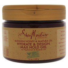 Shea Moisture 麥蘆卡蜂蜜&馬魯拉油定型凝膠, 1個, 340克